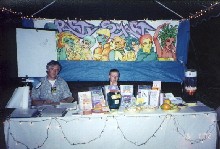 The PartySmart booth at 'Junebug 2002,' 6/1/2002