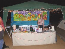 The PartySmart booth at 'Junebug 2003,' 6/7/2003
