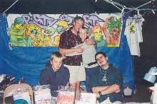 The PartySmart booth at 'Strictly Junggle III,' 7/7/2001